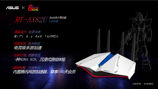 天生高能ROG 2020新品发布会 机动战士高达版路由震撼首发