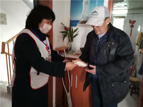 润康苑社区开展“红十字会关爱残疾人”活动