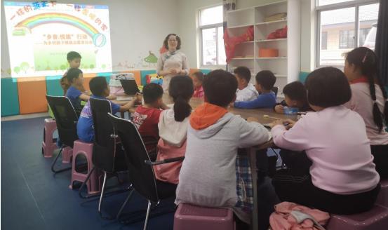 “乡音.悦读”行动 南京市教师志愿者联盟成员孔姗姗 走进江宁区禄口街道埂方社区————“为乡村孩子领读”