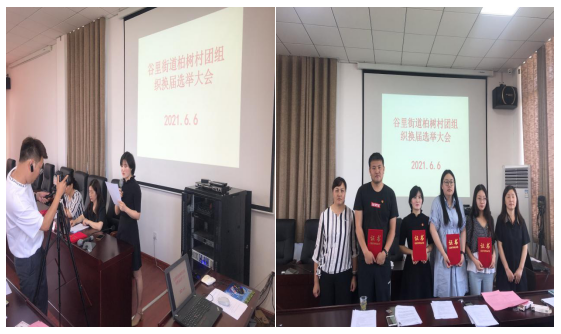 谷里街道柏树村顺利完成团组织换届选举工作