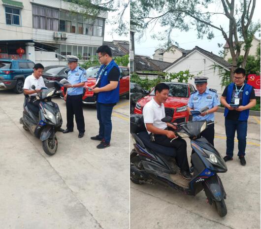 尚桥社区:格格关爱“为群众” 协助交警“办实事”