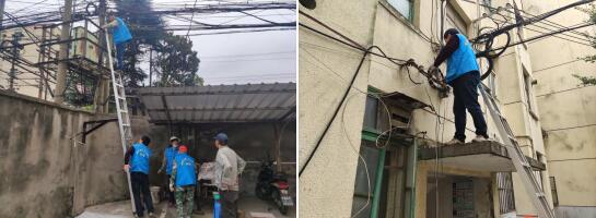银矿地质社区：清理废弃电线 还社区一片蓝天