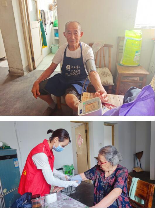 夏日炎炎 情谊不减 青源社区走访慰问高龄老人