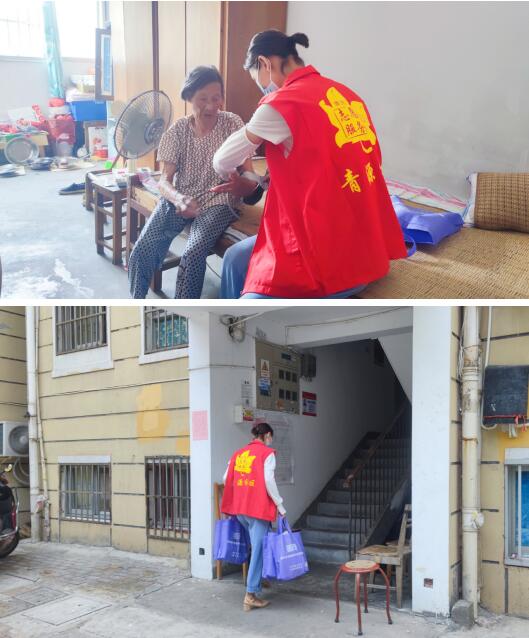 夏日炎炎 情谊不减 青源社区走访慰问高龄老人